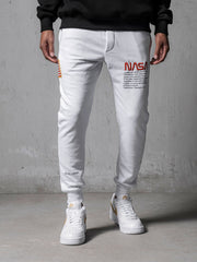 White NASA Sweatpants