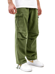 Casual Green Cargo Pants