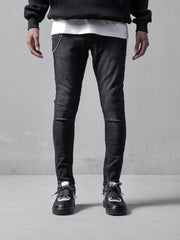 All Black Denim Jeans