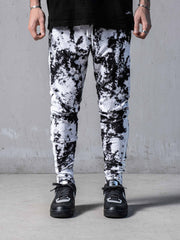 Bleached on Black Sweatpants