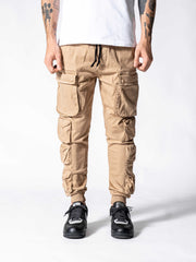 Beige Cargo Pants