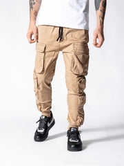 Beige Cargo Pants