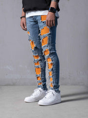 Orange Attack Denim