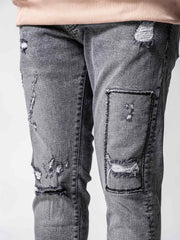 Gashed Jeans