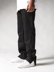 Black Flared Jeans