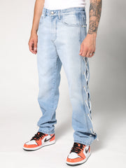 Laces Denim Pants