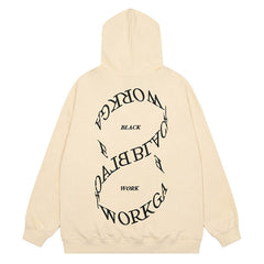 TIFO Letter Print Hoodie