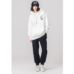 RS Suede foam print Hoodie