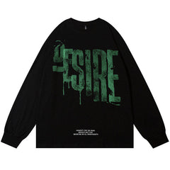 SMKLIFE Letter Printing Sweatshirts