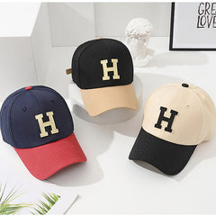 Embroidered letter H Hard Top Cap