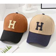 Embroidered letter H Hard Top Cap