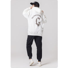 RS Suede foam print Hoodie