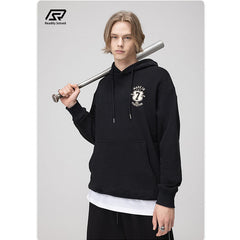 RS No. 7 print fashion brand hooded sweater