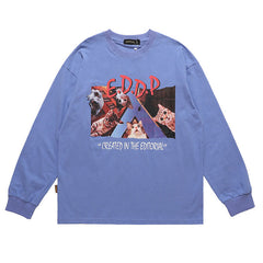 WOD Street Hip Hop Animal Print Sweatshirts