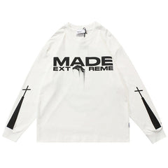 SMKLIFE Letter Printing Sweatshirts