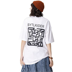 RS Maze Print Street Style Boys T-Shirt