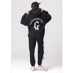 RS Suede foam print Hoodie