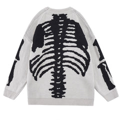 WOD Street fashion brand loose knitted Sweater